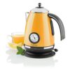 Klarstein TK7-Aquavitachaleto, 2200W, oranžová rýchlovarná kanvica z ušľachtilej ocele