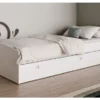 Posteľ s úložným priestorom Patrik 90x200 cm, biela%