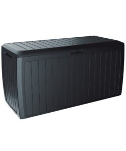 Záhradný úložný box Boxe Board antracit, 290 l, 116 cm