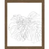 Rámovaný obraz Nordic listy, 20x25 cm%