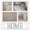 Fotorámik pre 4 ks foto Home 28,5x30 cm, biely%
