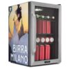 Klarstein Beersafe 70 Birra Milano Edition, chladnička, 70 l, 3 police, panoramatické sklenené dvere, nehrdzavejúca oceľ