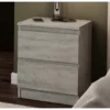 Skrinka /nočný stolík Carlos 402S, šedý beton%