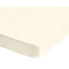 Napínacie prestieradlo Jersey Castell 180x200 cm, krémové%