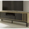 TV skrinka Volano, dub artisan/čierna%
