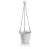 PLASTKON květináč ARIELLA pr.18cm ledově BÍ závěsný