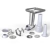 Klarstein Nástavec na mletie mäsa Chiara, príslušenstvo pre kuchynský robot Chiara, 4 nože, nehrdzavejúca oceľ, 3 disky