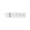 Tellur WiFi Smart Power Strip, 3× 4× USB 4 A, 2200 W, 10 A, 1,8 m predlžovací kábel