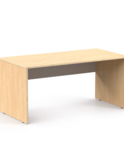 DREVONA33 Kancelársky stôl LUTZ 160x80 breza + biela