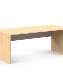 DREVONA33 Kancelársky stôl LUTZ 180x80 breza + biela