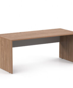 DREVONA33 Kancelársky stôl LUTZ 180x80 orech + biela