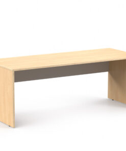 DREVONA33 Kancelársky stôl LUTZ 200x80 breza + biela