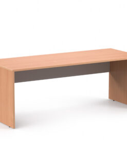 DREVONA33 Kancelársky stôl LUTZ 200x80 buk + biela