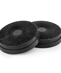 Filter s aktívnym uhlím, pre digestory Klarstein, ø 17,5 cm, 2 kusy, náhradný filter, príslušenstvo