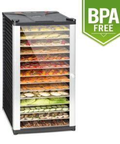 Klarstein Fruit Jerky 14, sušička ovocia, 1000 W, 30-70 °C, 14 poschodí, LCD displej