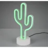 Stolová LED lampa Kaktus, biela%