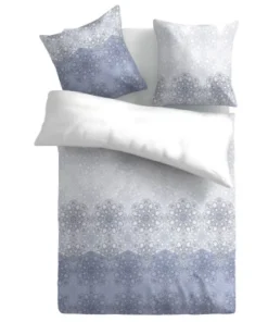 Obliečky Essencia 140x200 cm, modro-biele ornamenty, renforcé%