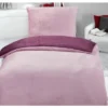 Obliečky Cashmere Touch Wende, ružová/černicová%