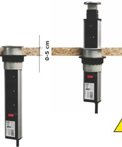 DREVONA09 Elektrická výsuvná zásuvka REA ELE (ABIGAILE)
