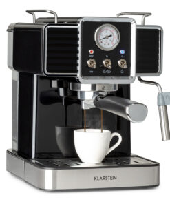Klarstein Gusto Classico, pákový kávovar, 1350 W, 20 bar, 1,5l, nehrdzavejúca oceľ