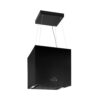 Klarstein Kronleuchter, digestor, 44 cm, ostrovčekový, 596 m³/h, LED panel, A, čierny