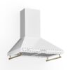 Klarstein Victoria digestor 60 cm retro dizajn 630 m³/h 2 LED lampy