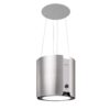 Klarstein Skyfall ostrovná odsávačka Ø45cm, recirkulácia 413m³/h, LED