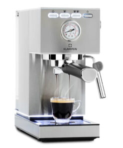 Klarstein Pausa, pákový kávovar, 1350 W, 20 bar, 1,4 l, nehrdzavejúca oceľ