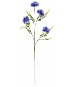 Umelá kvetina Chrpa 65 cm, modrá%