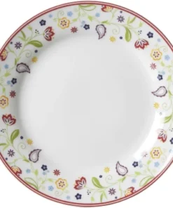 Dezertný tanier Shanti Doppio 20,5 cm, farebné kvety%