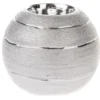Svietnik 10 cm, strieborný%