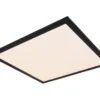 Stropné LED osvetlenie Alpha 45x45 cm, čierne%
