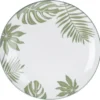 Dezertný tanier 19 cm, motív tropické listy%