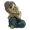 Dekoračná soška Buddha 15 cm,strieborná%