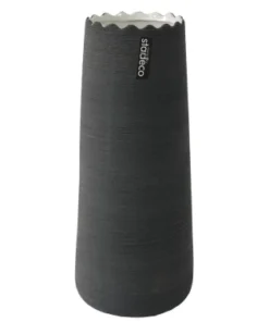 Váza Greta 30 cm, šedá matná%