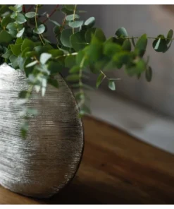 Váza Modern 36 cm, strieborná%