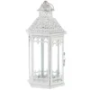 Lampáš Clara 39 cm, biely antik%