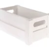 Úložný box drevený biely, 21,5x12,5x9,5 cm%