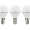 LED žiarovka (3 ks) Classic mini globe, E14, 5 W, 470 lm%