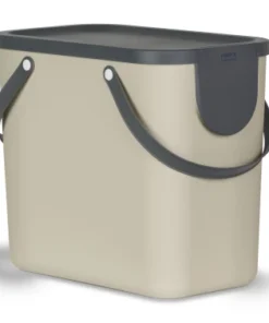 Odpadkový kôš Albula 25 l, cappuccino%