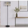 Stojacia lampa Gorley 152 cm, sklenené tyčinky%