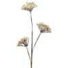 Umelá kvetina Krémové bobule na stonke, 50 cm%