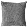 Dekoračný vankúš Chenille Cross 45x45 cm, šedý%
