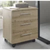 Úložný kontajner na kolieskach Ben, dub artisan%