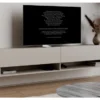 Závesná TV skrinka Asko Living, 180 cm, béžový kašmír%