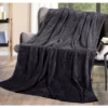 Flanelová deka Cashmere Dots 150x200 cm, čierna%