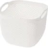 Úložný koš Diamond 630 ml, biely/čierny%