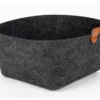 Úložný košík LifeStyle 22x22 cm, tmavo šedý%