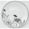 Hlboký tanier Luna Black Flower, 27 cm%
