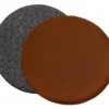 Podsedák na stoličky hnedý 38 cm, imitácia kože%